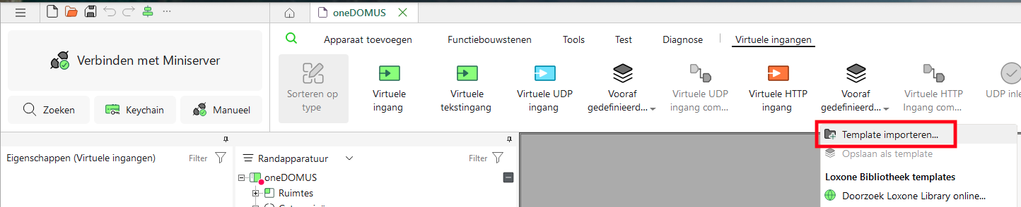 Loxone Config import template