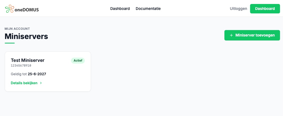 Portal dashboard